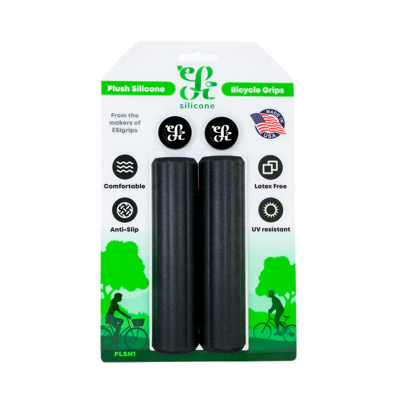 Puños ESI GRIPS Plush Silicone Negro