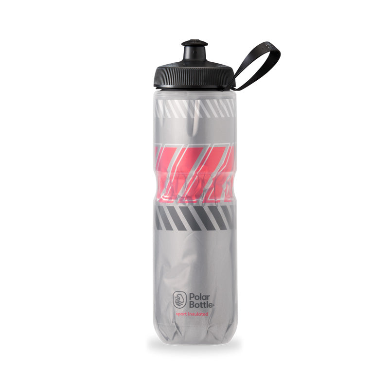 Ánfora POLAR BOTTLE Sport Insulated Tempo / Color Silver & Racing Red