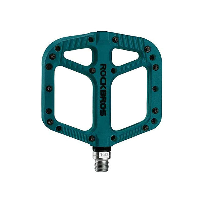 Pedales ROCKBROS de Plataforma Amplia Color Azui