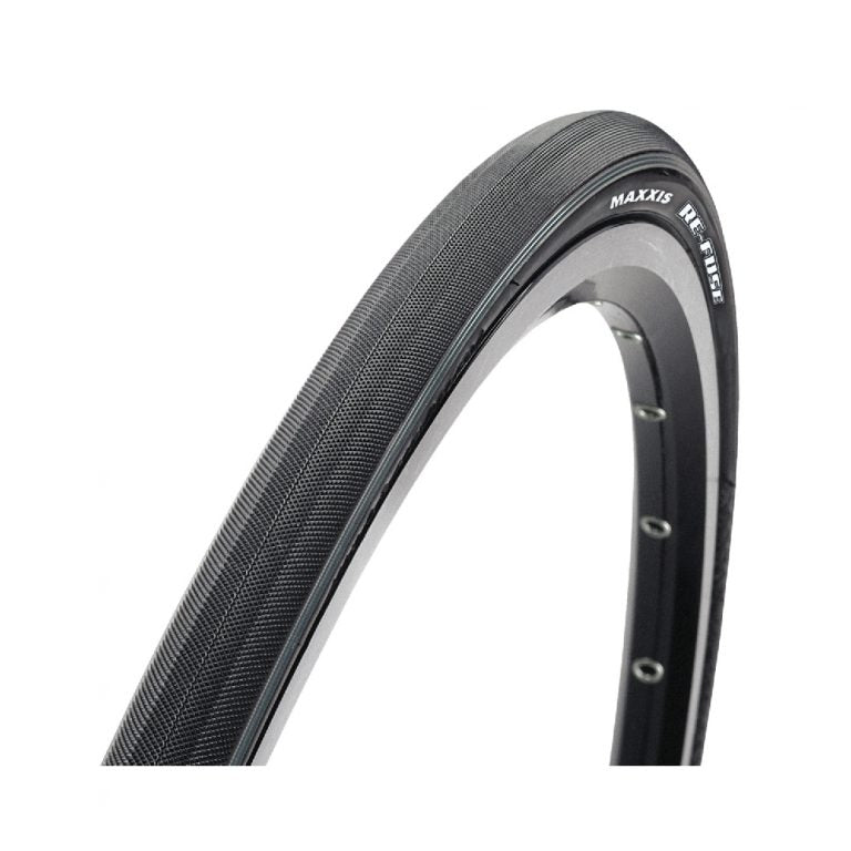 Llanta de Ruta Maxxis Re-Fuse 700x23c MaxxShield Anti-Pinchazos 60 TPI Rígida - Negro