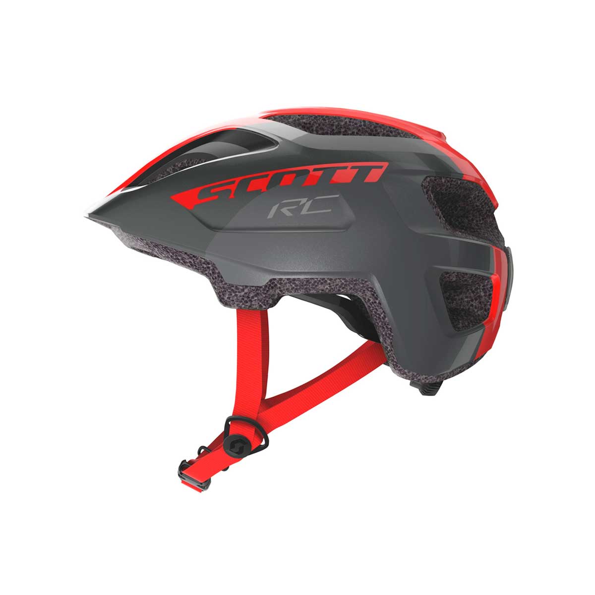 Casco infantil Scott Spunto Junior (Talla única) Gris con rojo