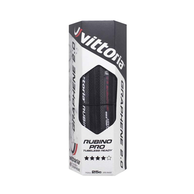 Llanta VITTORIA Rubino Pro IV 700x25c / Tubeless Ready / Grafeno 2.0