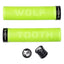 WOLFTOOTH ECHO LOCK-ON GRIPS COLOR VERDE-NEGRO