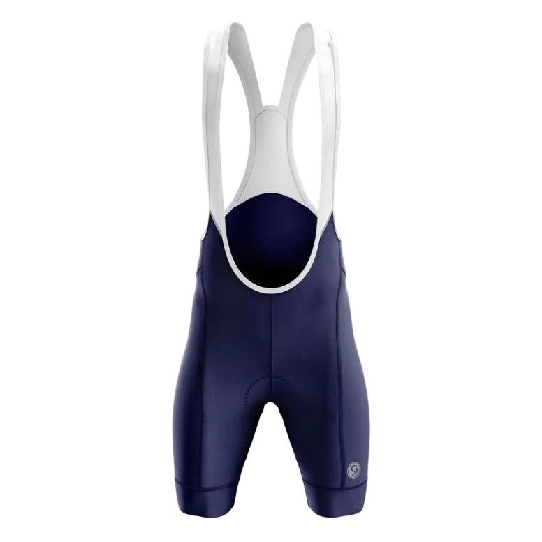Short con Tirantes de Ciclismo GEOVANNY Bib Híbrido para Hombre - Azul Marino