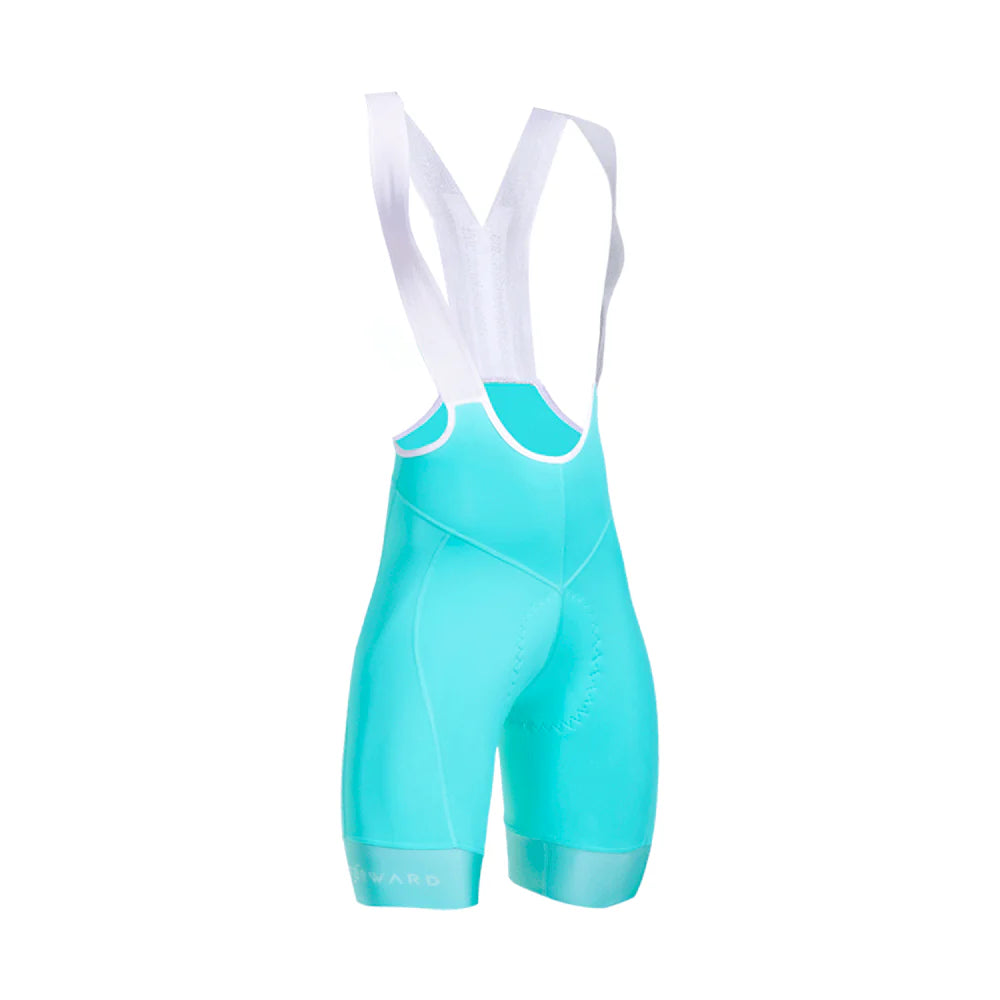 Bib shorts APHESIS W-Pro Turquesa para dama