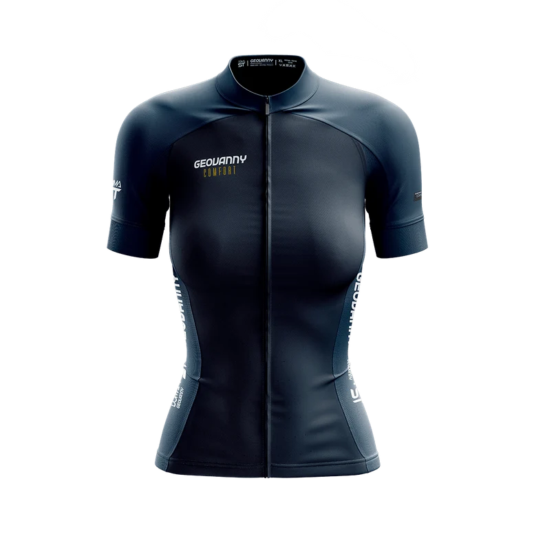 Jersey de Ciclismo Geovanny Doma ST para Mujer - Dark Oxford Blue (Talla M)