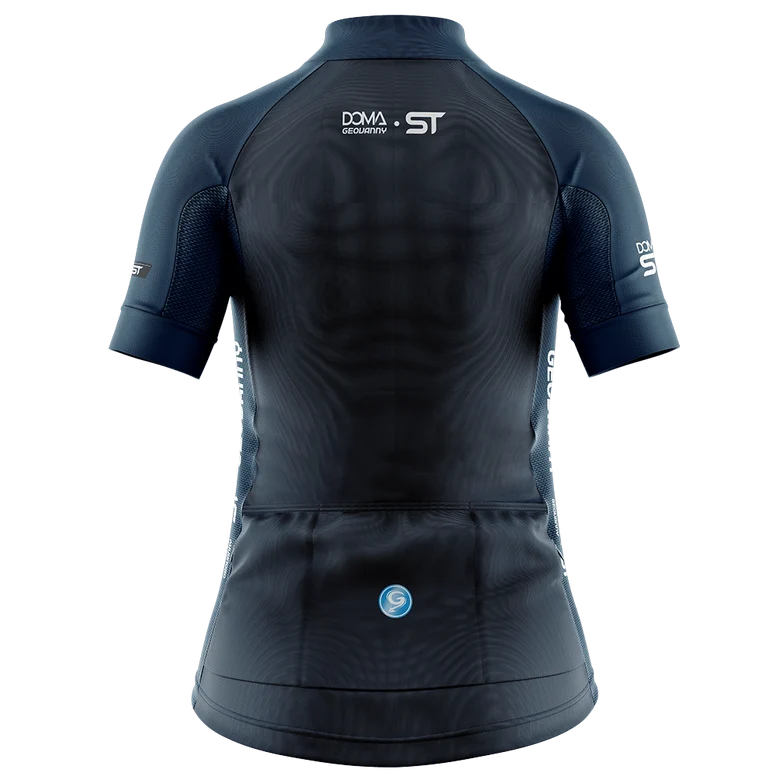 Jersey de Ciclismo Geovanny Doma ST para Mujer - Dark Oxford Blue (Talla M)