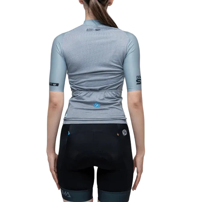 Jersey de Ciclismo Geovanny DOMA ST para Mujer - Storm Gray  (Talla S )