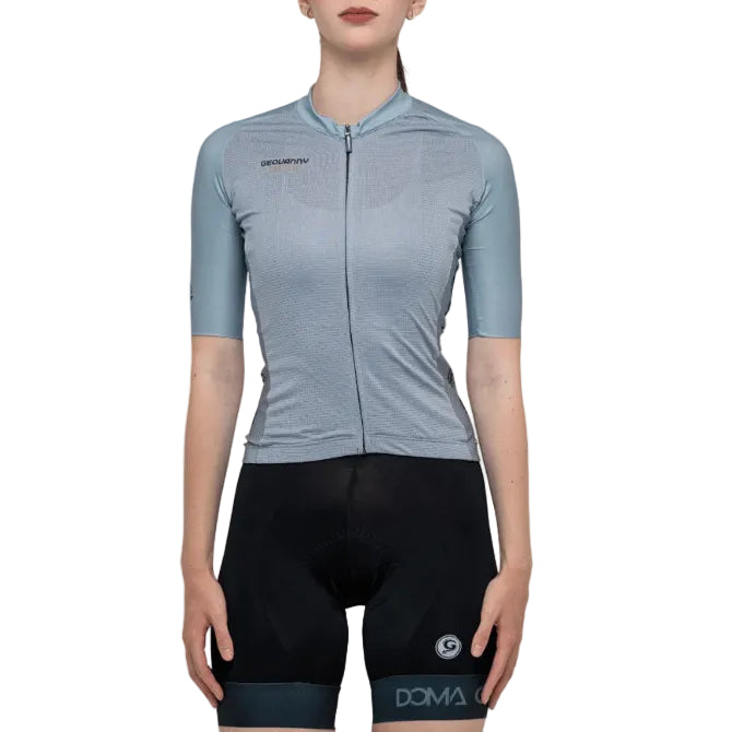 Jersey de Ciclismo Geovanny DOMA ST para Mujer - Storm Gray  (Talla S )