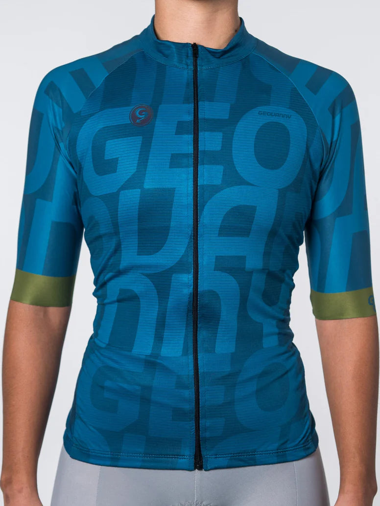 Jersey Geovanny ABECE Teal para dama