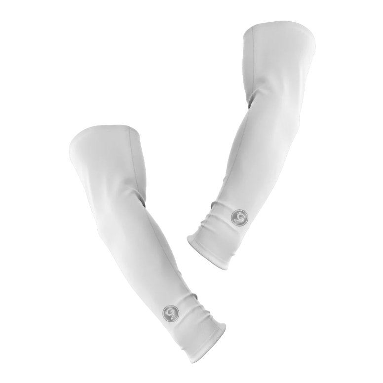 Mangas de Ciclismo GEOVANNY Basics Unisex - Blanco