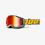 Goggles 100% Strata 2 Goggle Izipizi - Mirror Red Lens