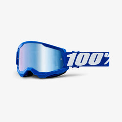 Goggles 100% Strata 2 Goggle Blue - Mirror Blue Lens