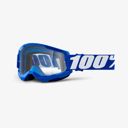 Goggles 100% Strata 2 Goggle Blue - Mirror Blue Lens