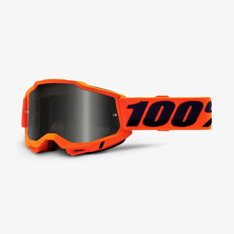 Goggles 100% Accuri 2 Sand Goggle Neon Orange - Smoke Lens