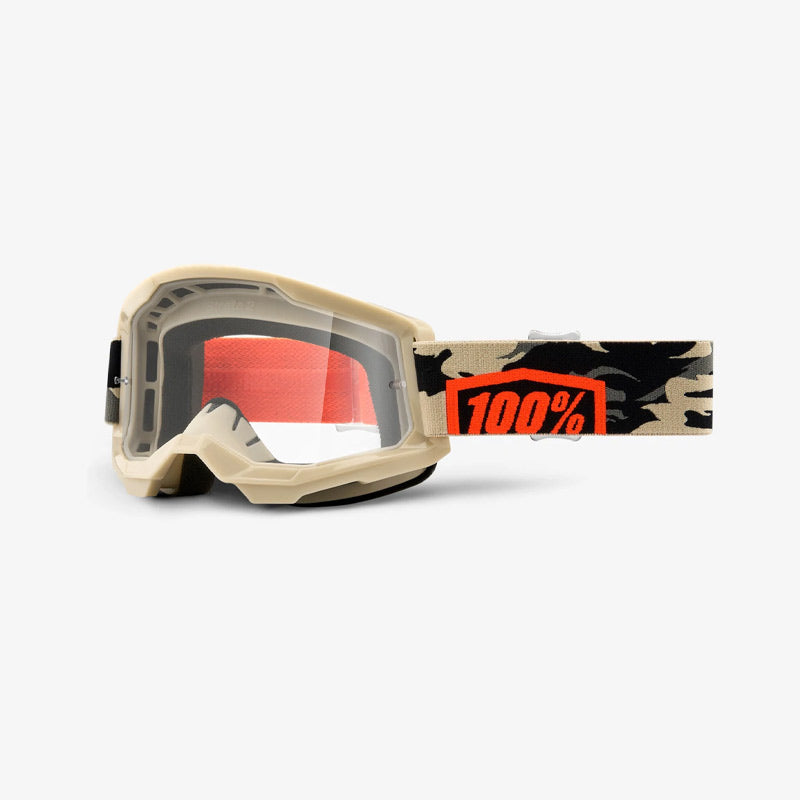 Goggles 100% Strata 2 Goggle Kombat - Clear Lens