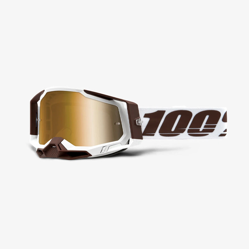 Goggles 100% Racecraft 2 Goggle Snowbird - True Gold Lens