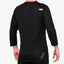 Jersey 100% Airmatic 3/4 Sleeve Jersey Black