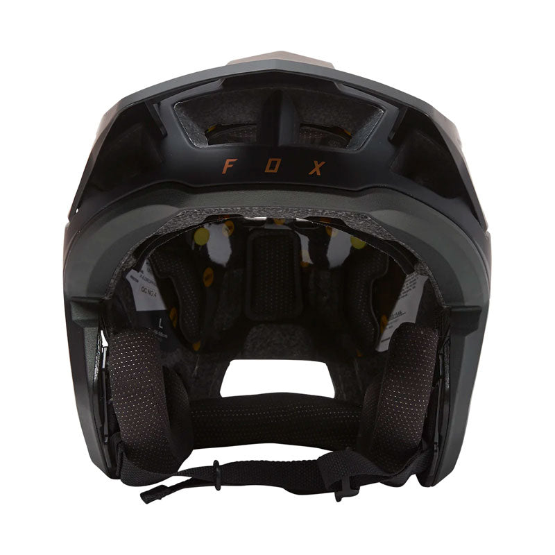 Casco FOX Dropframe PRO Sideswipe MIPS Oro