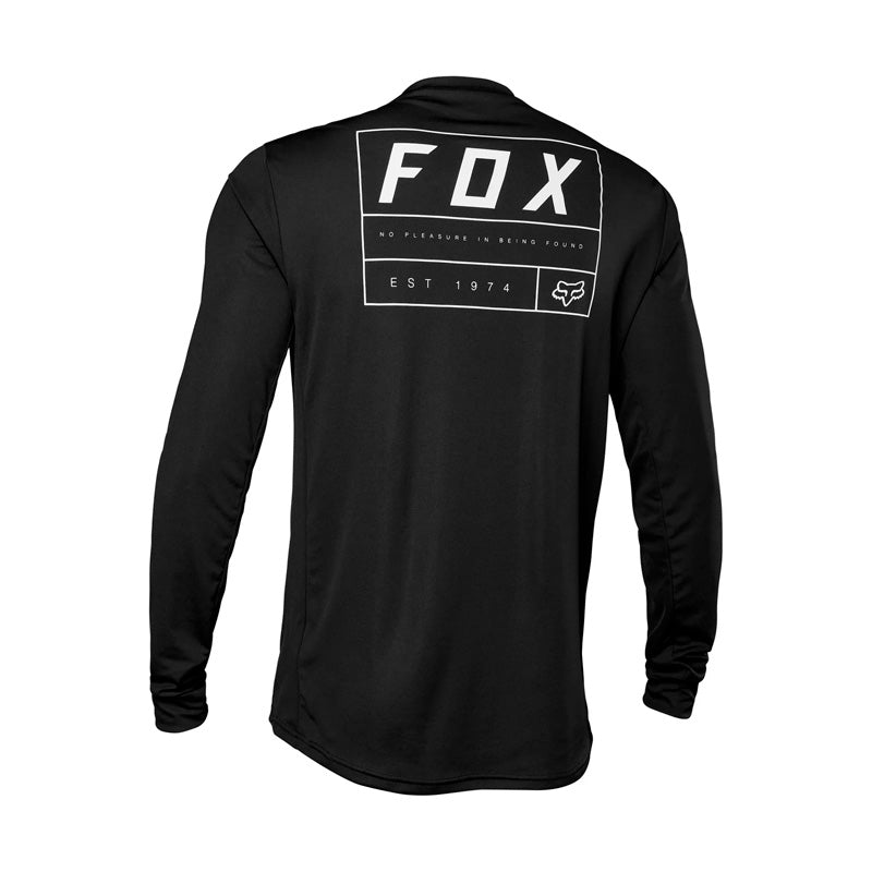 Jersey FOX Ranger Swath Manga larga / Color negro