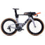 Bicicleta de triatlón CUBE Aerium C:68 SLT High Carbon'n'Polarsilver 2022 / Cuadro de Carbono / Transmisión eléctrica Sram Red eTap AXS 2x12 velocidades