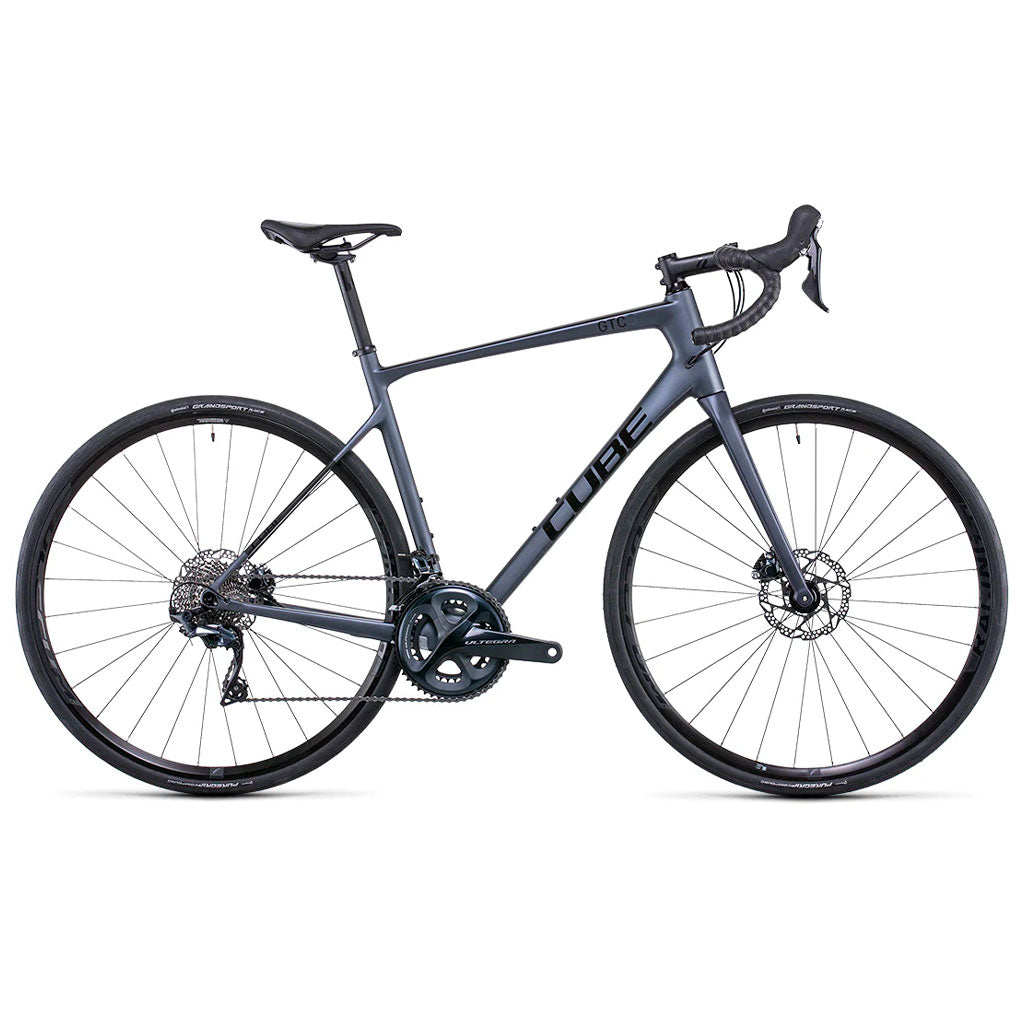 Bicicleta CUBE Attain GTC SL 2022 / Grey'n'Carbon / Talla 56 cm