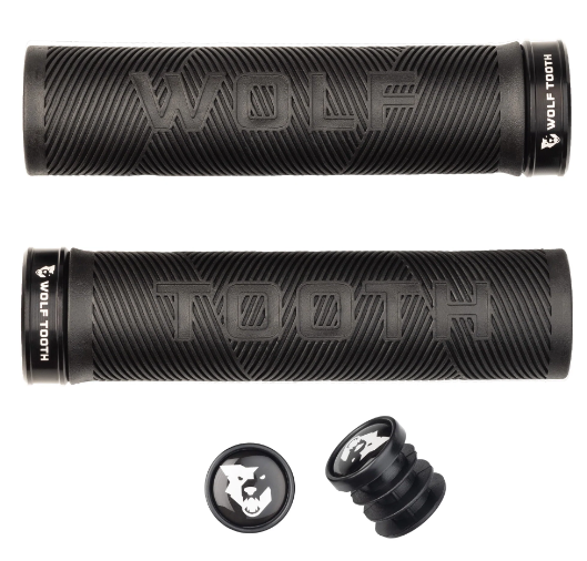 WOLFTOOTH ECHO LOCK-ON GRIPS COLOR NEGRO
