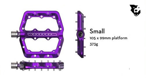 WOLFTOOTH PEDAL WAVEFORM AZUL TALLA CHICA (105MMX99MM)