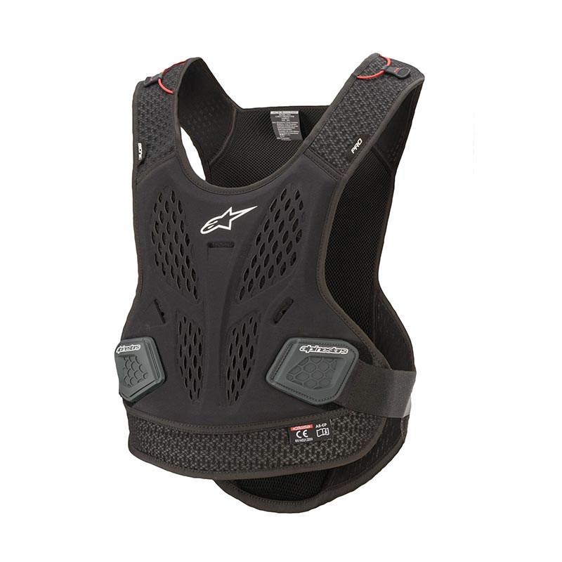 Peto de protección ALPINESTARS Bionic Pro / Protección para pecho / Color Negro / Talla ML
