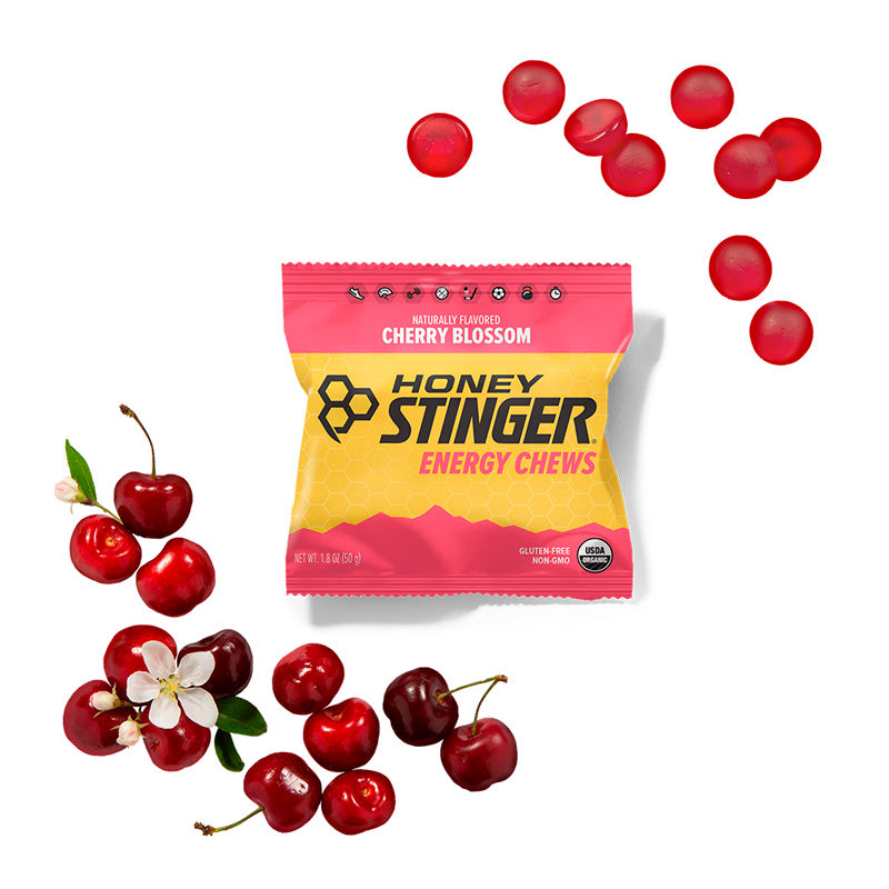 Gomitas energéticas HONEY STINGER Sabor Cereza / Vitamina C y minerales / 50 gr