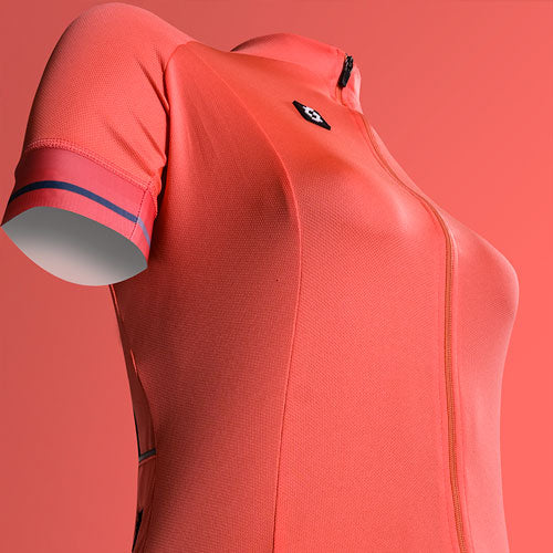 Jersey para ciclismo APHESIS Coral para dama