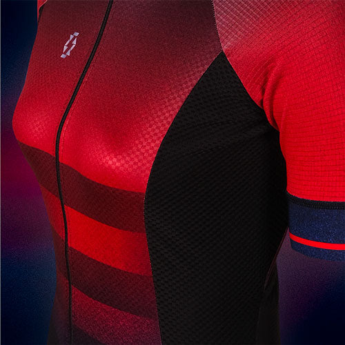 Jersey para ciclismo APHESIS Red Rush para dama