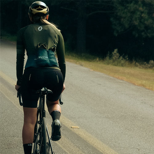 Jersey para ciclismo APHESIS Olive para dama
