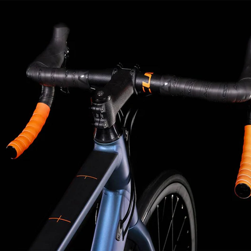 Bicicleta de ruta CUBE Attain Atlanticblue'n'Orange 2022 / Transmisión 2x8 velocidades