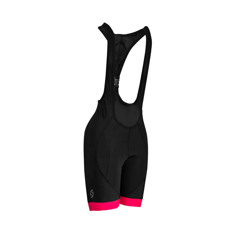 Bib shorts APHESIS Pink para dama / Shorts con tirantes para ciclismo