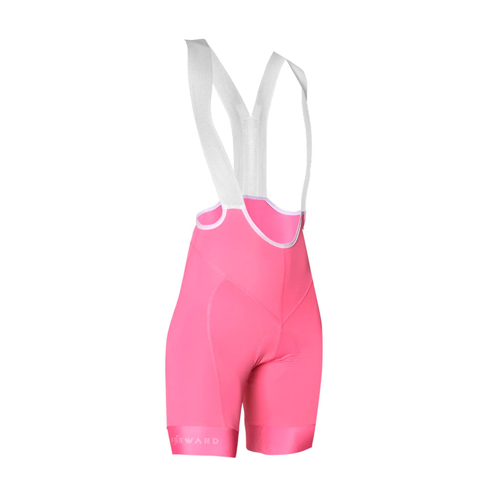 Bib shorts APHESIS X-Pro Pink para dama / Shorts con tirantes para ciclismo