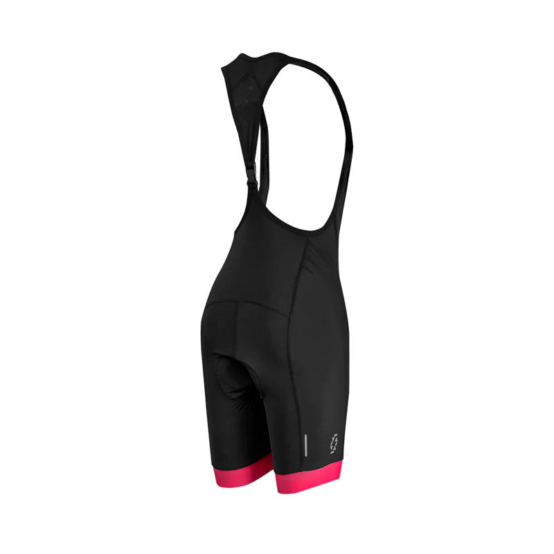 Bib shorts APHESIS Pink para dama / Shorts con tirantes para ciclismo