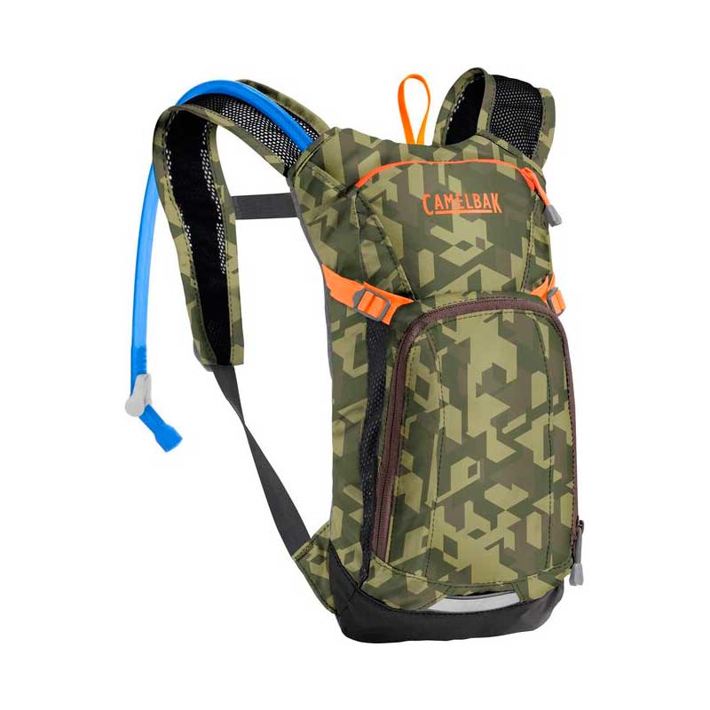 Mochila de hidratación CAMELBAK infantil Mule / Capacidad de 1.5 Litros / Color Verde Camuflaje