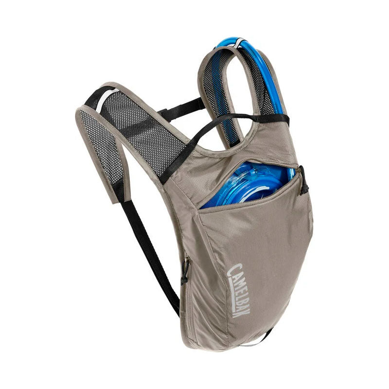 Mochila de hidratación CAMELBAK Hidrobak Light / Capacidad de 1.5 Litros / Color Aluminio con Negro