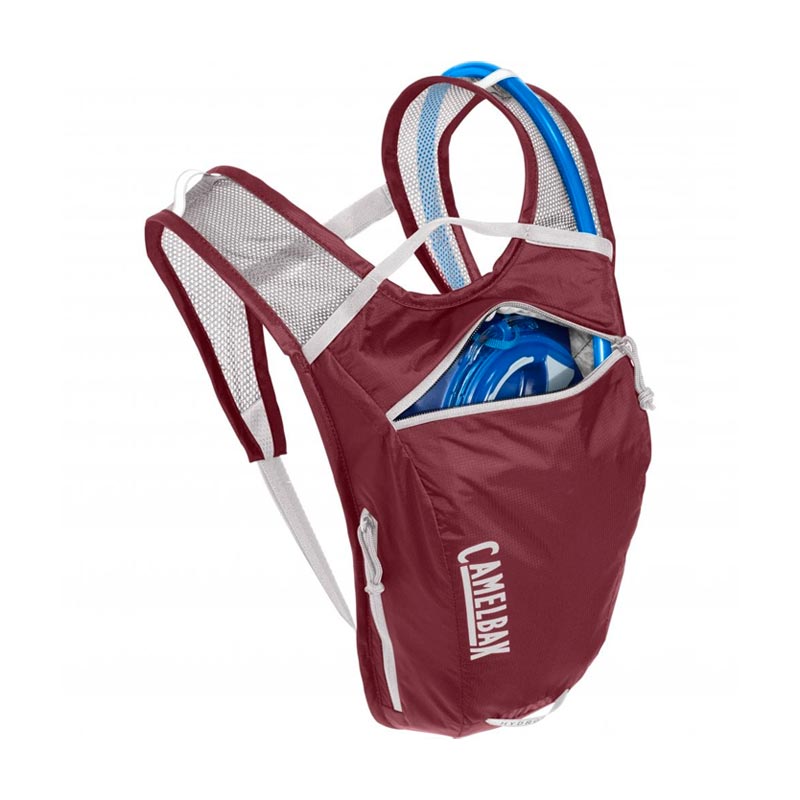 Mochila de hidratación CAMELBAK Hidrobak Light Dama / 1.5 Litros / Color Rojo Oxido con Plata