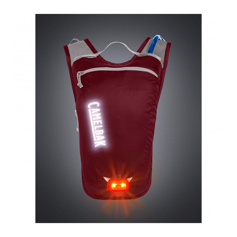 Mochila de hidratación CAMELBAK Hidrobak Light Dama / 1.5 Litros / Color Rojo Oxido con Plata