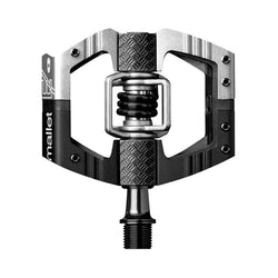 Pedales Crankbrothers Mallet E LS Color Negro/Plata