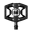 Pedales Crankbrothers Double Shot 3 Color Negro con pines