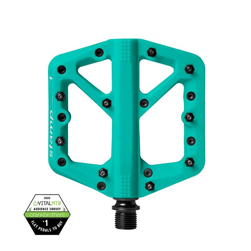 Pedales Crankbrothers Stamp 1 Chico Color Turquesa