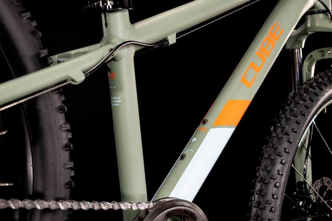 Bicicleta CUBE Acid 240 Disc green'n'orange