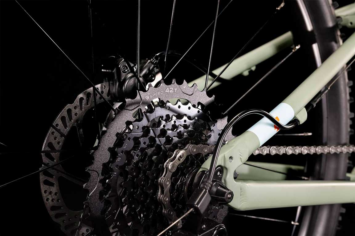 Bicicleta CUBE Acid 240 Disc green'n'orange