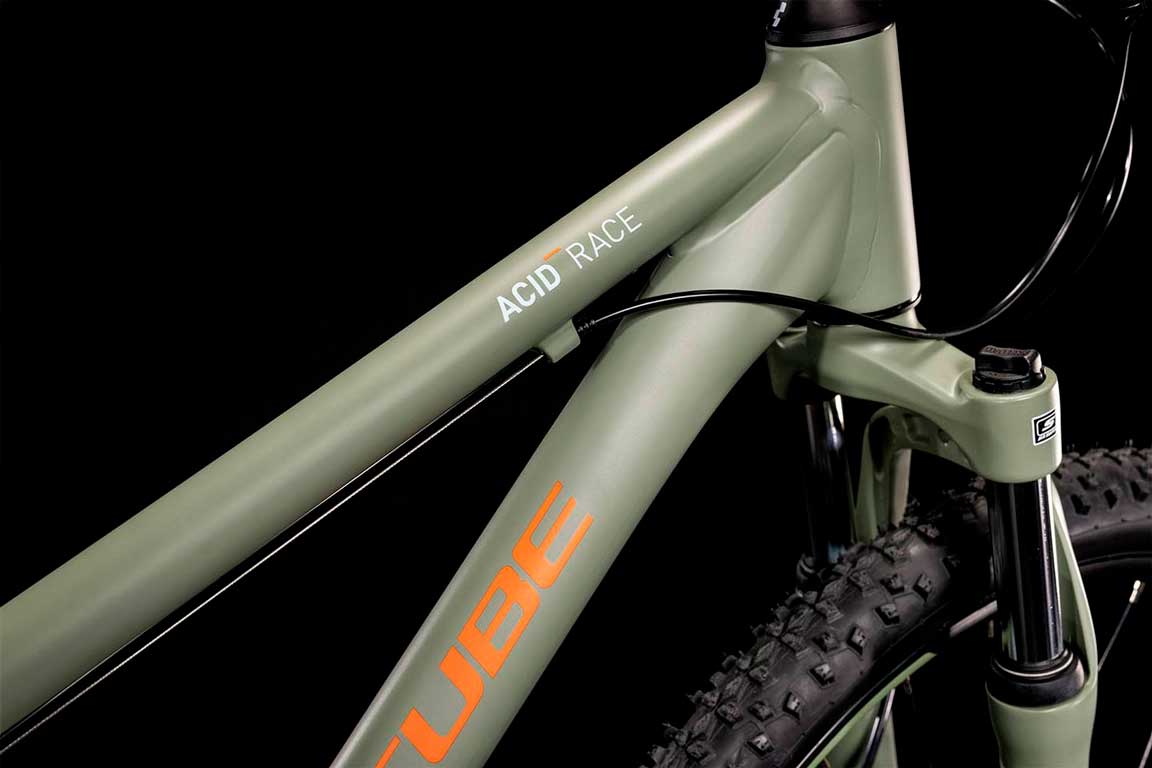 Bicicleta CUBE Acid 240 Disc green'n'orange