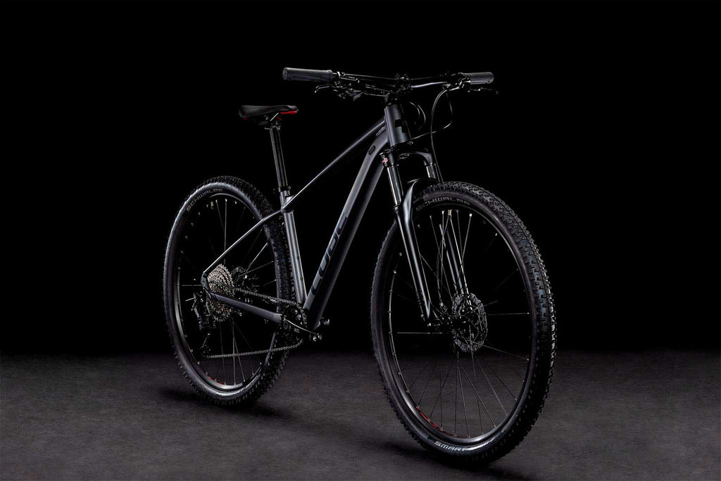 Bicicleta de montaña CUBE Aim EX 2022 Grey'n'Red/ Transmisión 1x10 velocidades
