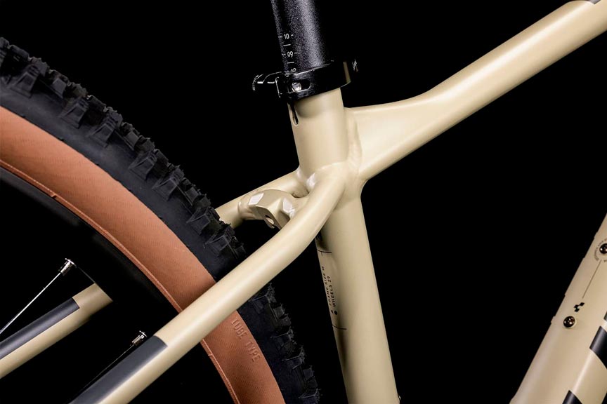 Bicicleta de montaña CUBE Aim EX 2022 Desert'n'Black / Transmisión 1x10 velocidades