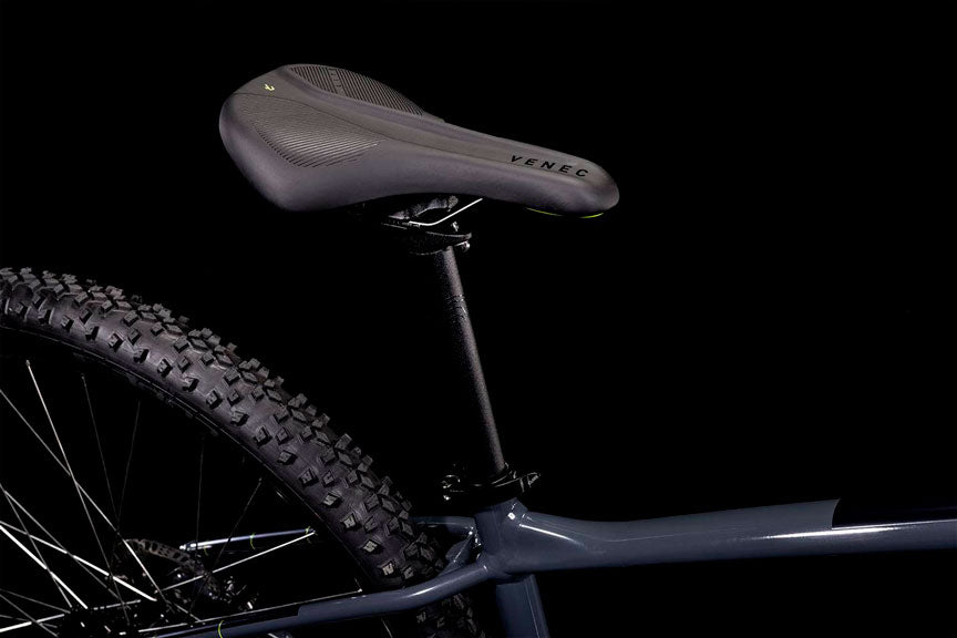 Bicicleta de montaña CUBE Aim PRO 2022 Grey'n'Flashyellow / Transmisión 2x8 velocidades